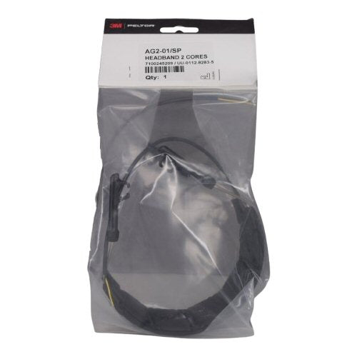 Peltor Retail Pack containing AG2-01 headband with 2 cores overhead cable