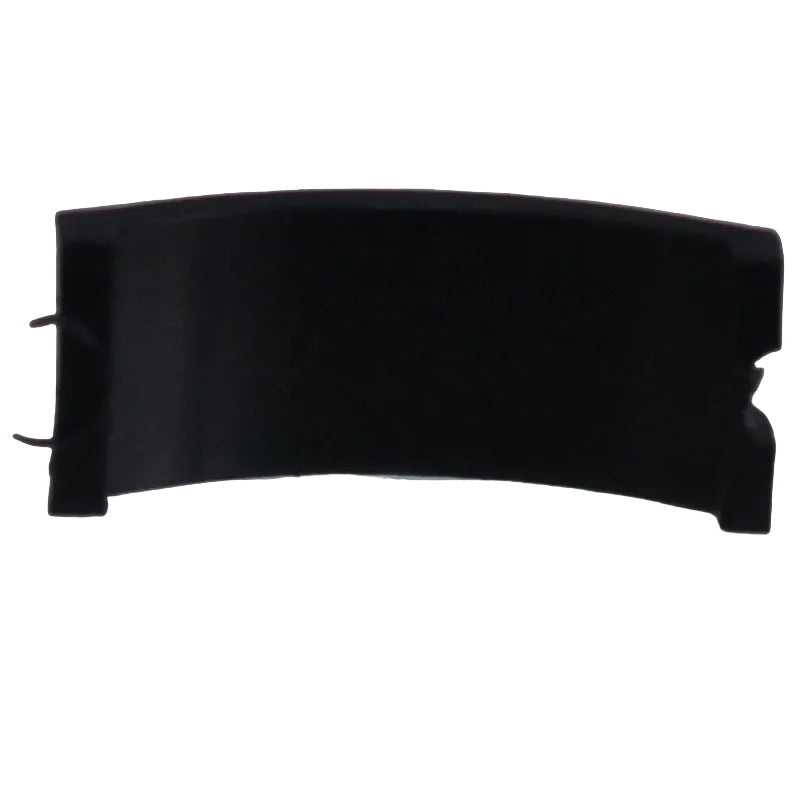 Telex PH44 PH88 Airman 750 Airman 850 headband spring SKU F01U311110 — Telex curved black leaf spring for headphone glider on white background rear view