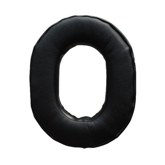 Telex Black 'O' shaped ear cushion on a white background