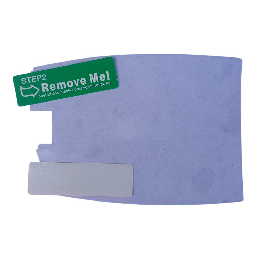 Pull-off cover backing for adhesive screen protector