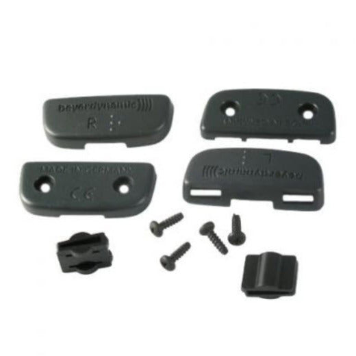 Beyerdynamic DT770 DT880 DT990 edition models slider repair set complete kit SKU 900206 — Black plastic components for Beyer headphone slider and screws