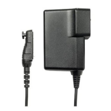 Sepura Personal Charger with radio connector for SC2 series and UK power plate on white background