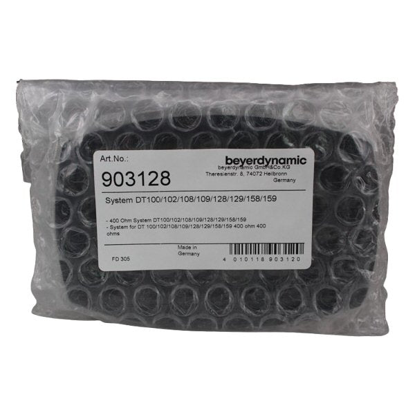retail pack containing Beyerdynamic DT100 series loudspeaker driver 400 ohm SKU 903128