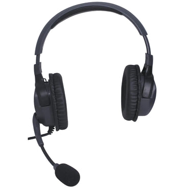 Eartec double sided cabled headset for Eartec Hub SKU HUBMXD — microphone boom arm worn on right ear side
