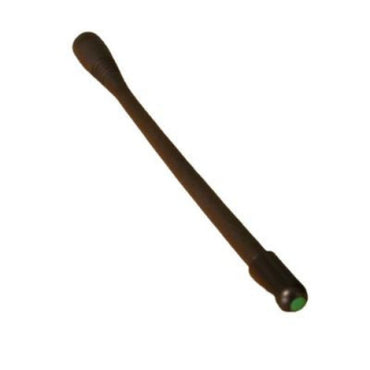 Sepura STP8000 STP9000 SC20 SC23 quarter wave whip antenna 380-430MHz green dot SKU 300-00418 — Black Sepura radio antenna showing green dot identification of frequency band
