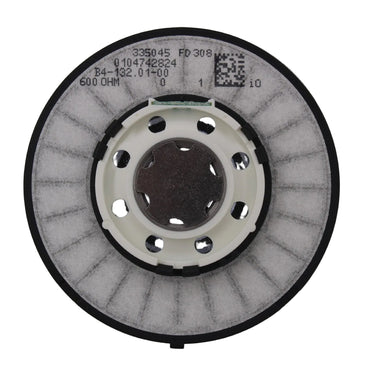 Beyerdynamic DT990 600 ohm loudspeaker driver SKU 935045 — with text and QR code on a white background_rear view