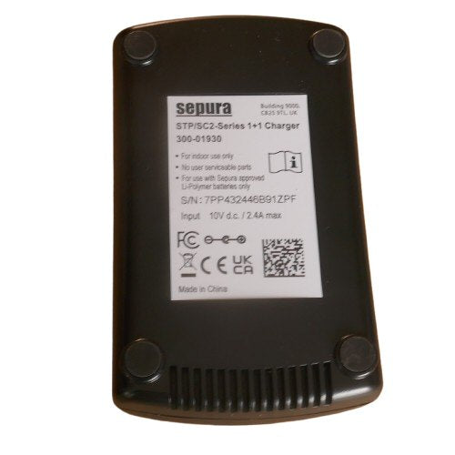 Sepura SC21 Desktop Charger (UK) for both radio and a spare battery