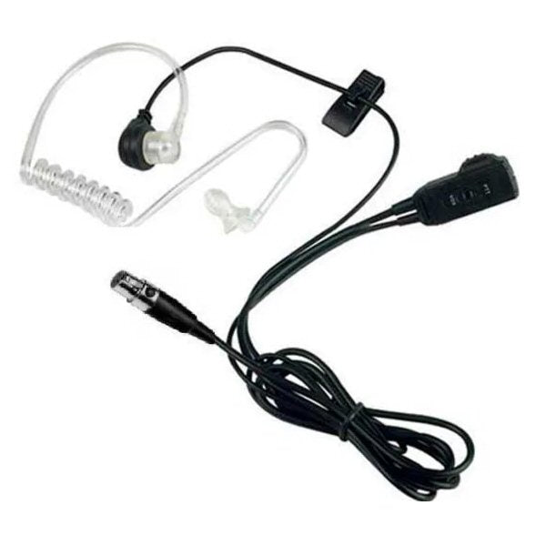 Altair 5143 Beltpack Covert Acoustic Tube earpiece + Mic with Mini XLR4F