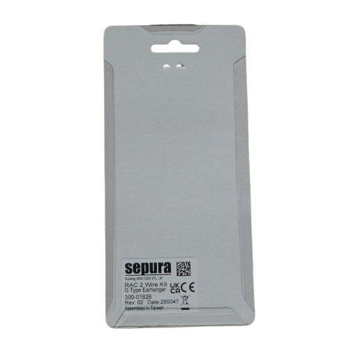 Sepura STP and SC2 Series Radio 2 Wire Kit G Style Earspeaker — Sepura retail pack for headset on a white background