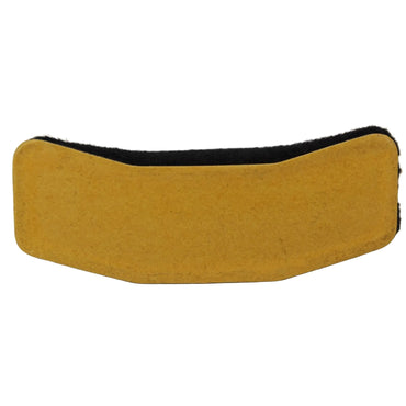 Beyerdynamic Black curved cushion for temple ear rest DT280 headset SKU 911854 - rear view brown peel off adhesive backing