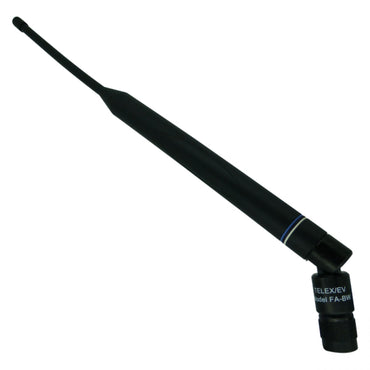 Telex BTR700 BTR800 half wave antenna blue 710-880MHz FA-BW SKU F01U241051 — Telex intercom base station antenna with blue identifying hoop