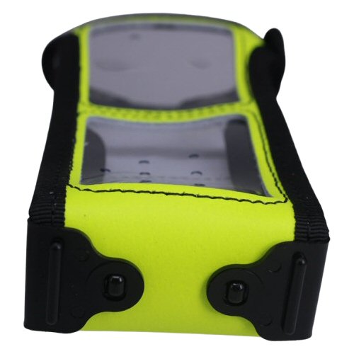 Sepura STP series radios yellow high visibility Klick Fast case SKU STP8000EPSYP1KF — yellow high visibility radio case with metal base plate