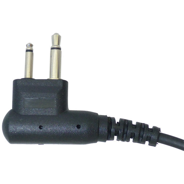 TC4 Motorola GP300 CP040 3-wire covert surveillance headset SKU TC4-M1-JACK — black earbud headphones with 3.5mm jack