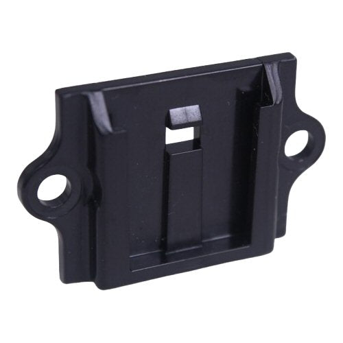 Telex TR80-N TR82-N bracket for belt clip SKU F01U171404 — Telex black plastic bracket for belt clip with two circular holes