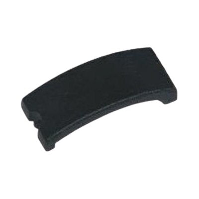 Telex PH44 PH88 Airman 750 Airman 850 headband spring SKU F01U311110 — Telex curved black leaf spring for headphone glider on white background