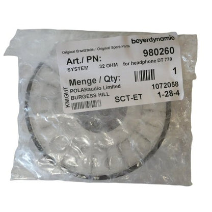 Beyerdynamic DT770 Pro Loudspeaker driver 32 ohm