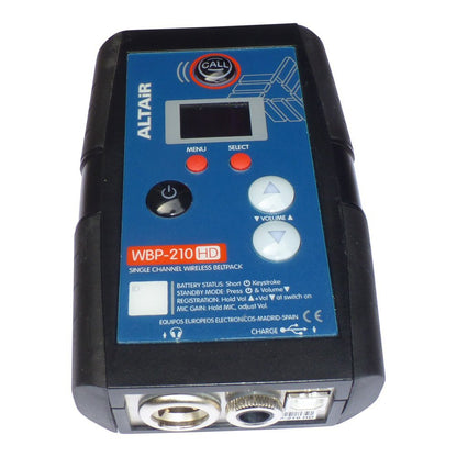 Altair WBP210HD Extreme Wireless Intercom Beltpack (single channel)