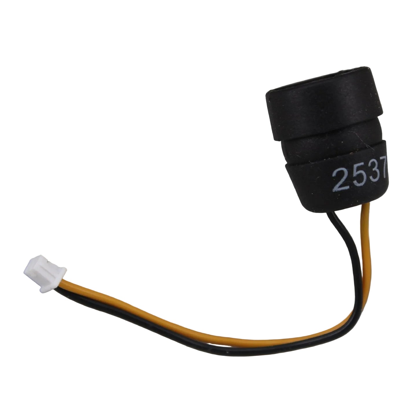 Peltor 2 pin earshell  mounting mic socket SKU J22C-02 —  with white Molex internal connector and two wires