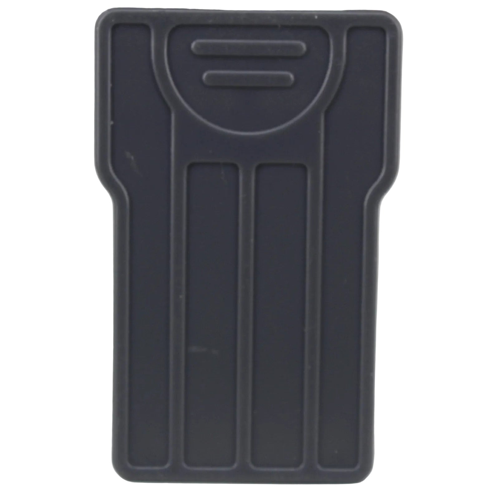 Grey plastic belt clip for Eartec HUB SKU HUBBC front view