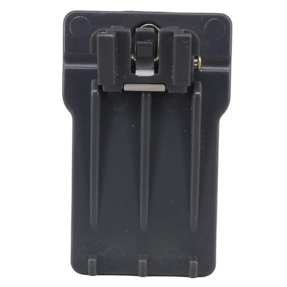 Grey plastic belt clip for Eartec HUB SKU HUBBC rear view