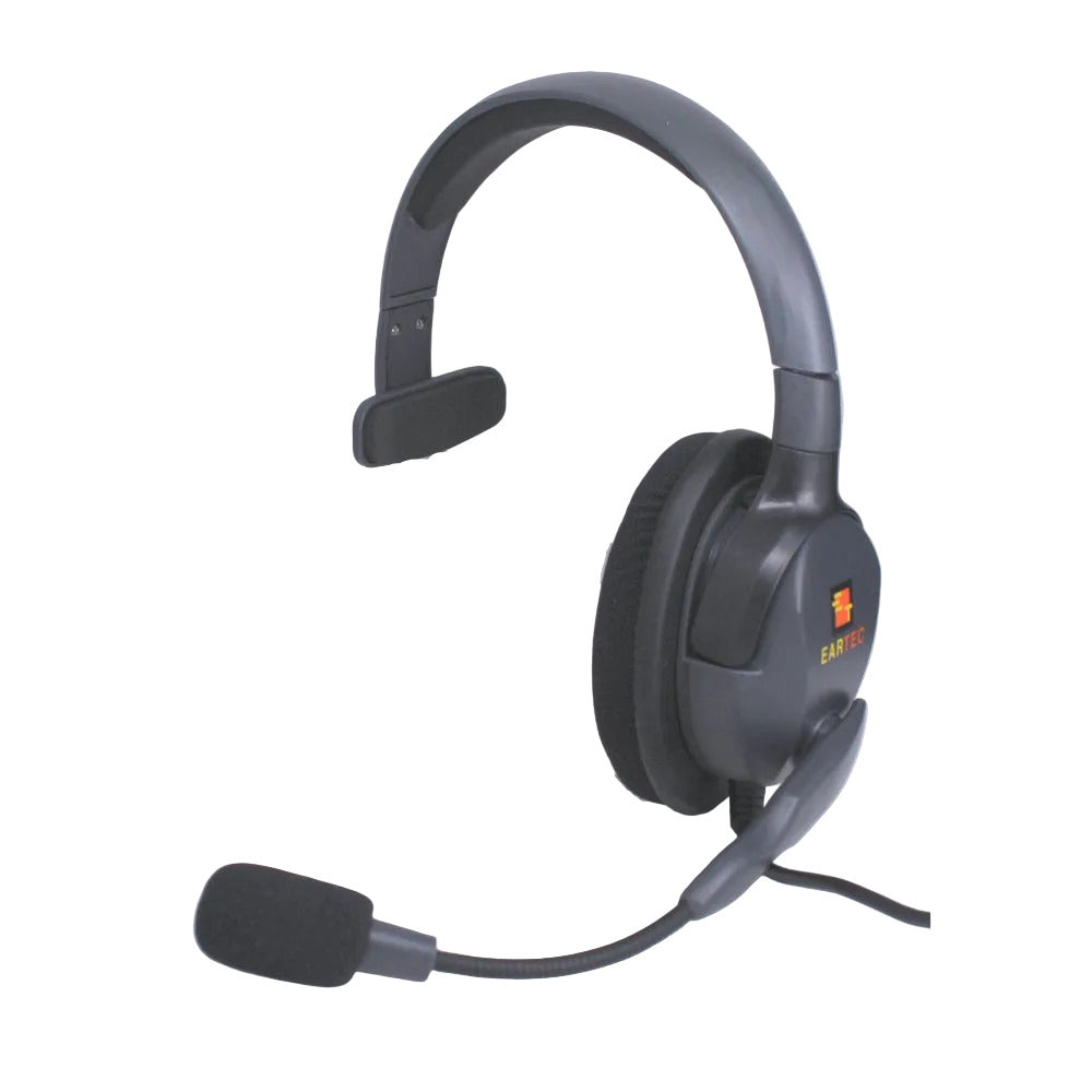 Eartec single sided cabled headset for Eartec Hub SKU HUBMXS — Single sided Eartec headset with microphone on left ear