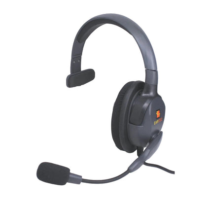 Eartec single sided cabled headset for Eartec Hub SKU HUBMXS — Single sided Eartec headset with microphone on left ear