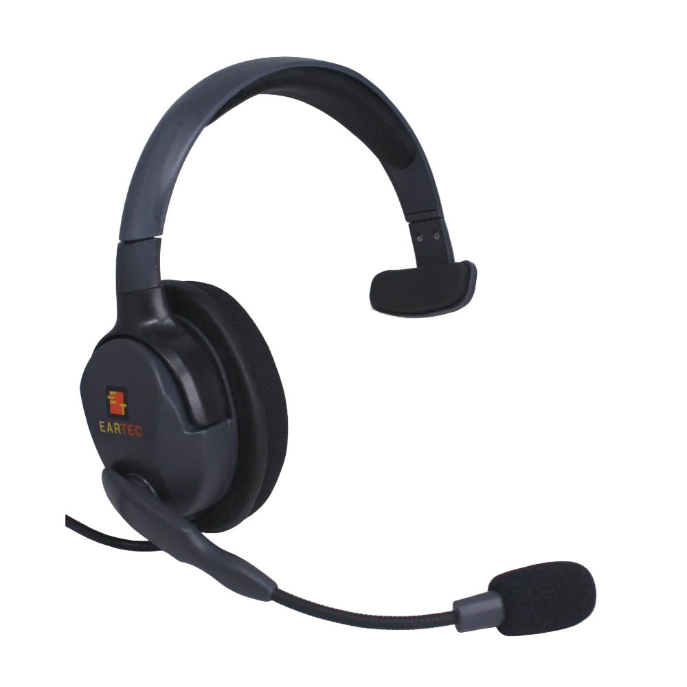 Eartec single sided cabled headset for Eartec Hub SKU HUBMXS — Single sided Eartec headset with microphone on right ear