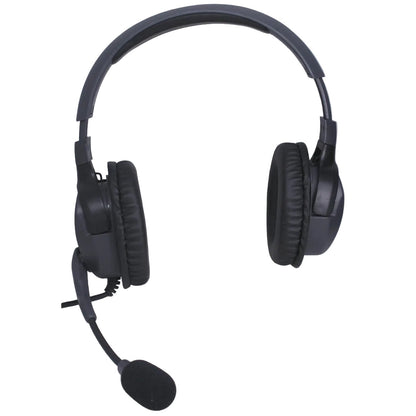 Eartec double sided cabled headset for Eartec Hub SKU HUBMXD — microphone boom arm worn on right ear side
