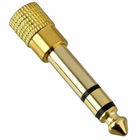 Beyerdynamic M5 headphone adapter 3.5mm threaded to 6.35mm jack SKU 937681