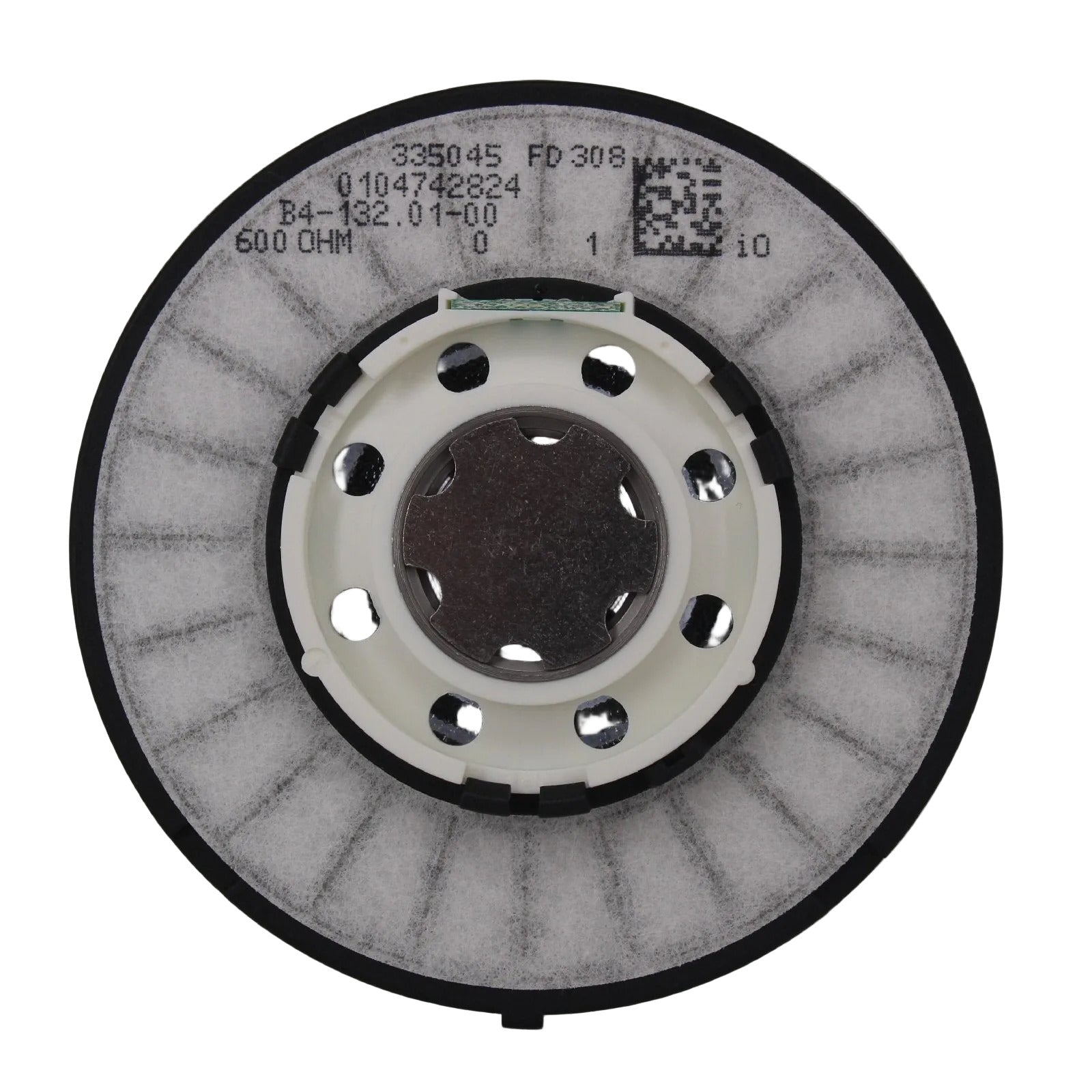 Beyerdynamic DT990 600 ohm loudspeaker driver SKU 935045 — with text and QR code on a white background_rear view