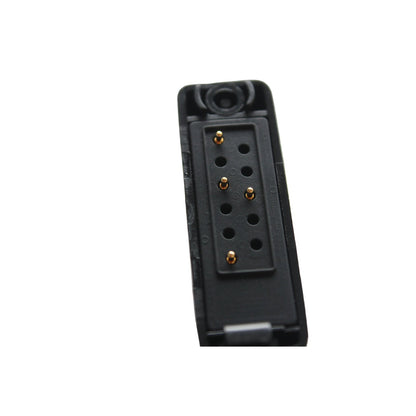 Sepura listen only earpiece not OEM STP9000 and SC20 SKU TZZ12-SP3 — Close-up of pin on a Sepura radio connector