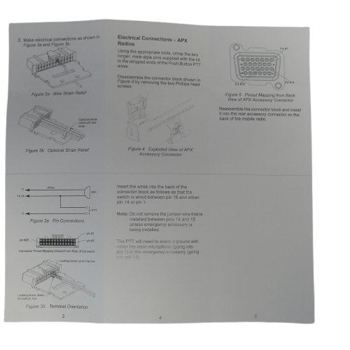 Motorola RLN5926A Push Button PTT Kit for MTM5200