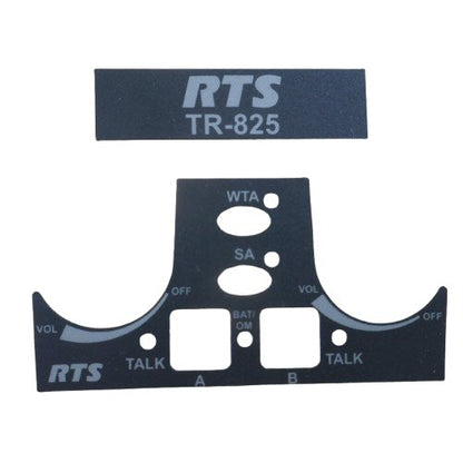 TR825 Label set Front and Top