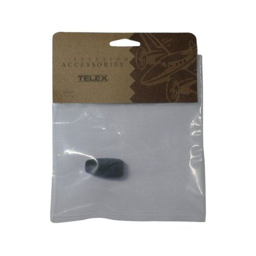 Telex Airman 850 Microphone Foam Windsock — Eartec accessory packaging containing a black mic foam on a white background