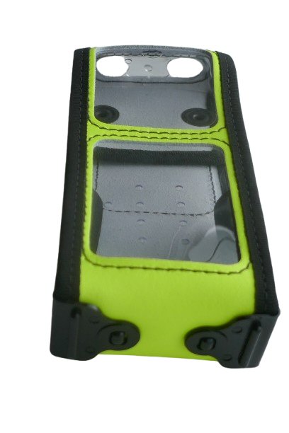 Sepura STP8000 STP9000 yellow Soft Leather case with Klick fast Stud