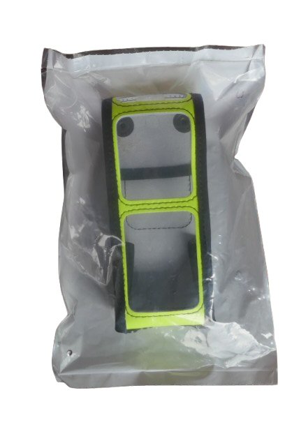 Sepura STP8000 STP9000 yellow Soft Leather case with Klick fast Stud