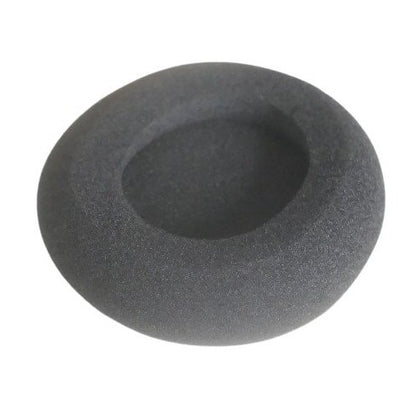 HS1DYN Foam Ear Cushion pack of 1 — side view black foam ear cushion on a white background