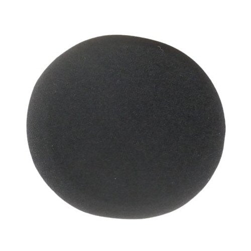 HS1DYN Foam Ear Cushion pack of 1 — front view black foam ear cushion on a white background
