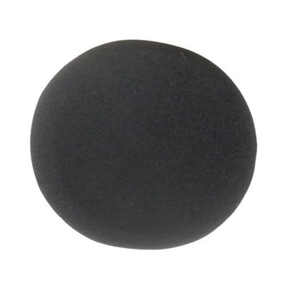 HS1DYN Foam Ear Cushion pack of 1 — front view black foam ear cushion on a white background