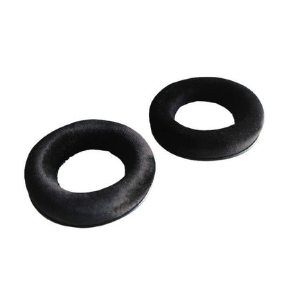 Beyerdynamic DT990 Velour Ear Pads EDT 990 VB 1 Pair Black SKU 1000893 — front view two black Beyer EDT990VBear cushions on a white background