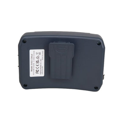 Rear view of Grey extruded Eartec Conference module without rubberised cover on a white background