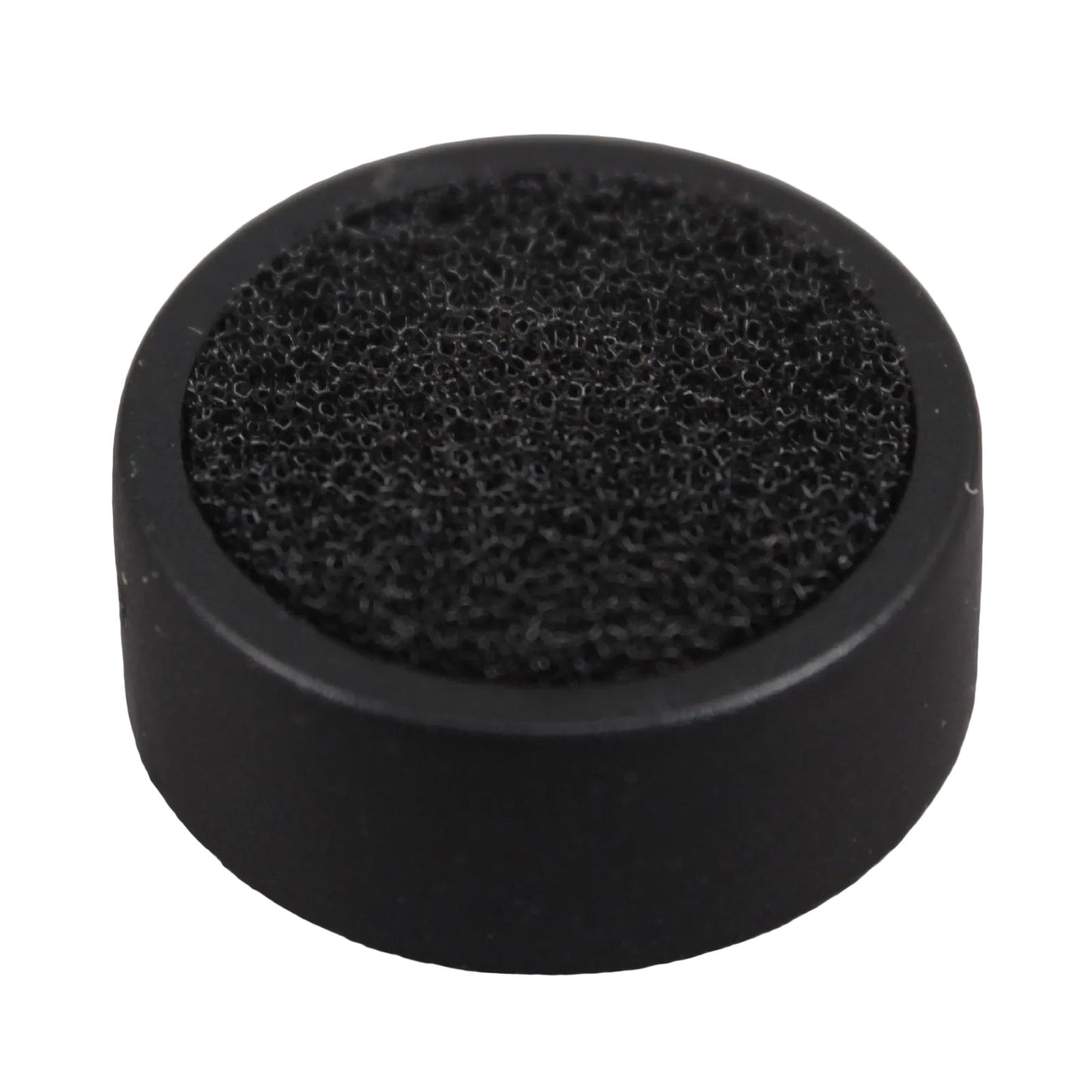 Swatcom black round mic capsule for Broadcast Camera headsets part number AK-MIC01