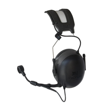 A black 3M Proline communication headset with an attached boom microphone, Boom side displayed only.