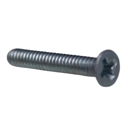 Telex screw with cross head slot for RTS BP325 on a white background