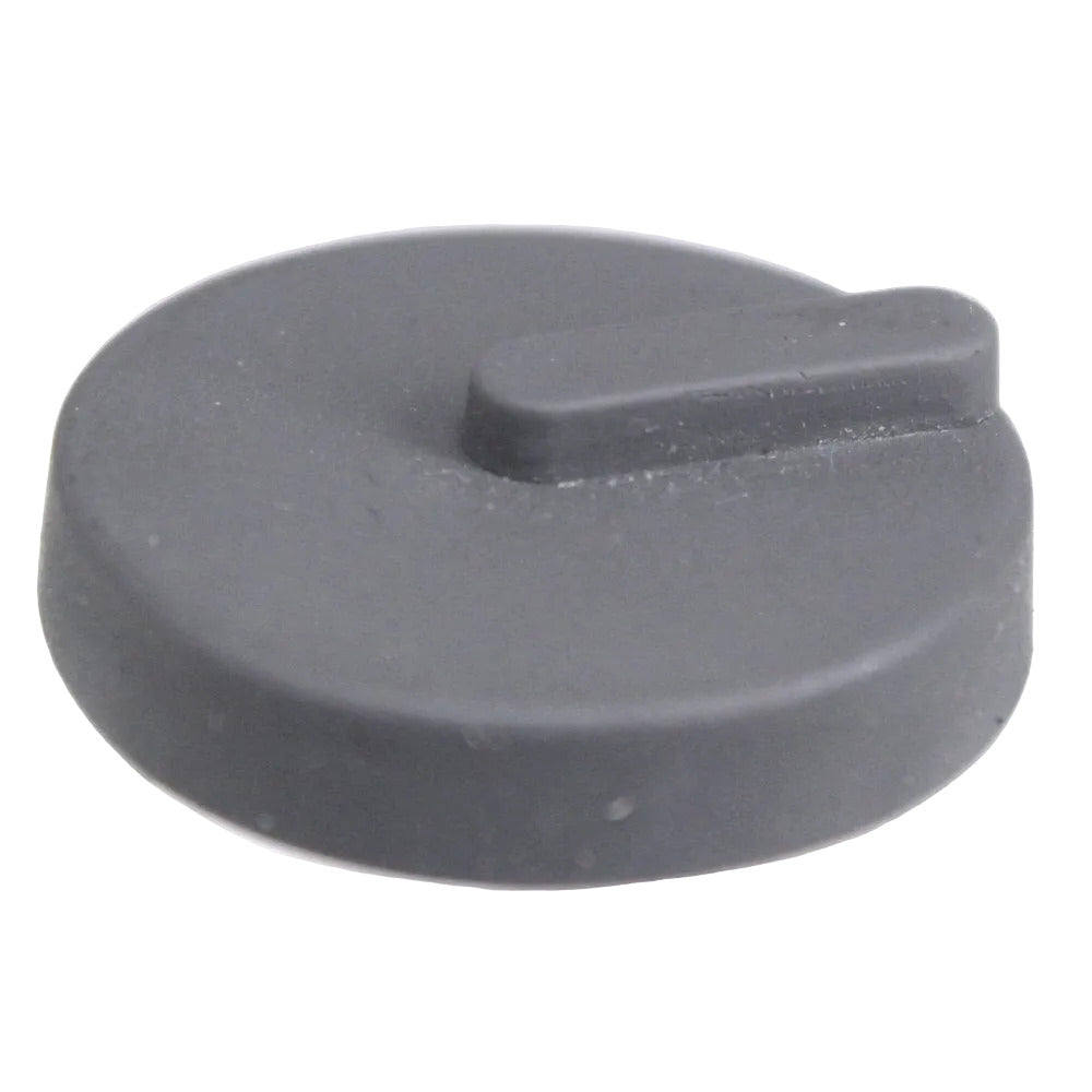 Telex RTS BP325 flexible grey nylon insert for rubberised volume knob cap F01U111072 — front view angled