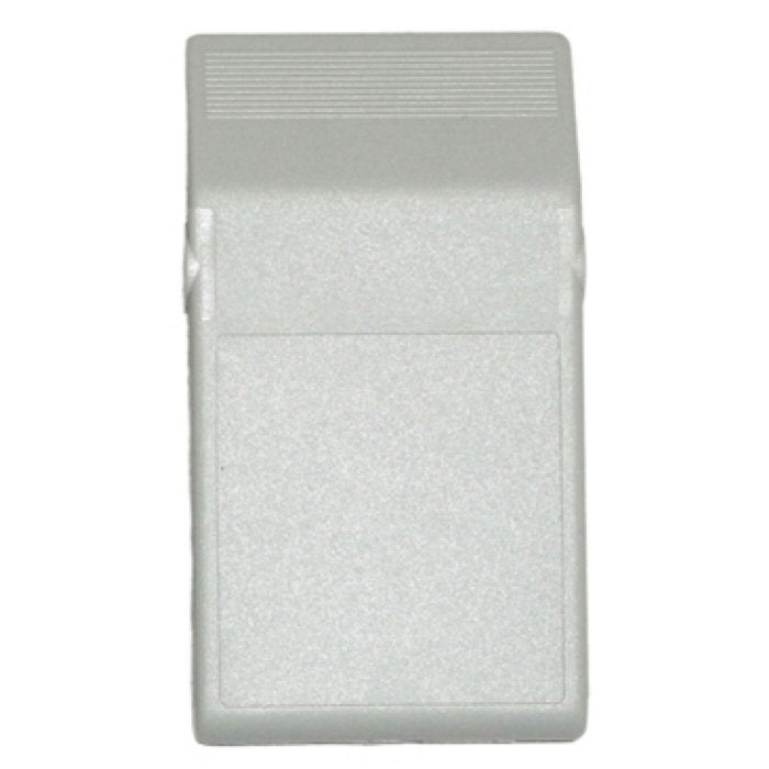 Telex front view of grey plastic belt clip SKU F01U111035