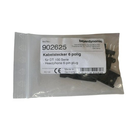 Beyerdynamic DT100 DT109 DT109 Cable Connector 6 pin solder Plug