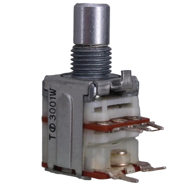 Telex TR700 TR800 TR820 TR3N-N beltpack volume on off rotary pot 10K SKU F01U110284 — upright