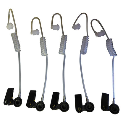 Acoustic Tube Earpieces - 5 pack - Value Multipack