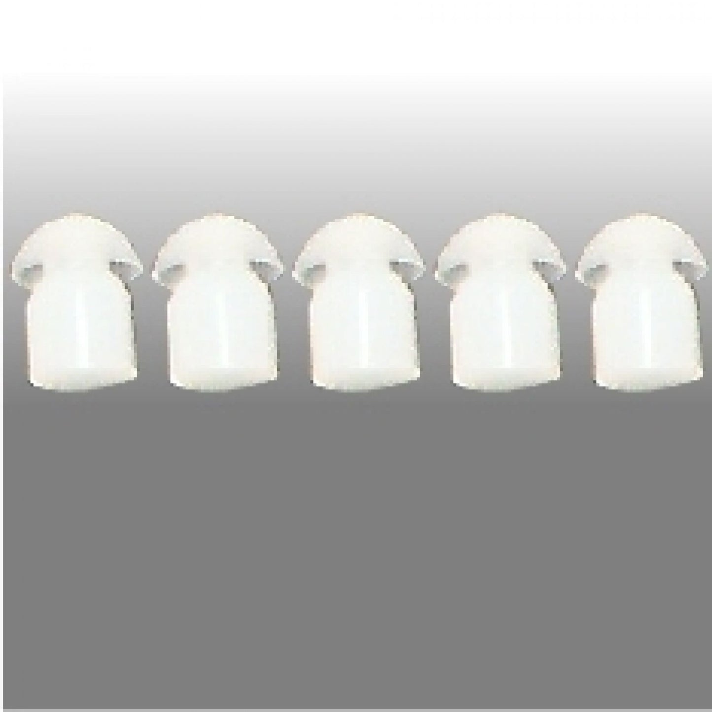 Generic eartips for acoustic tube earpieces - pack of 5